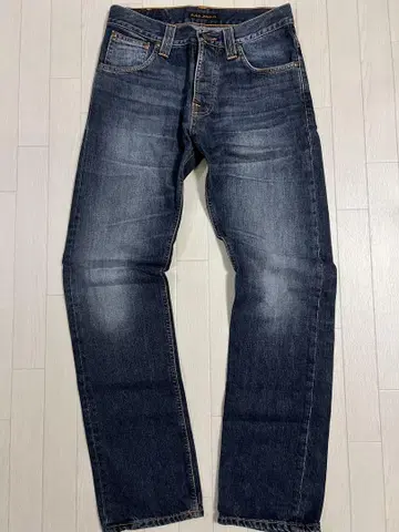 택 없음 미사용 누디진 스트레이트 데님 Nudie Jeans