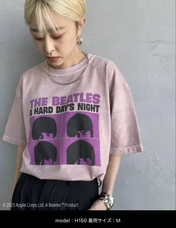 별주 THE BEATLES 락 프린트 티셔츠
