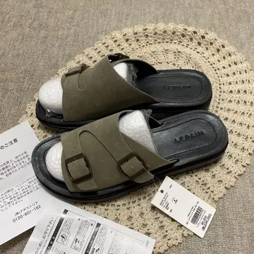 LEPSIM 올리브 그린 컴포트 샌들