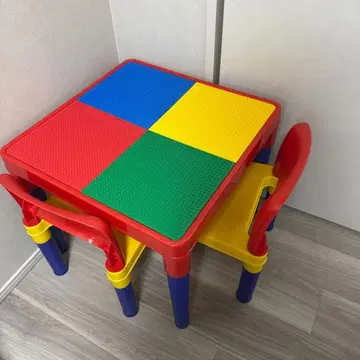 LEGO 블록 레고 테이블 의자 세트