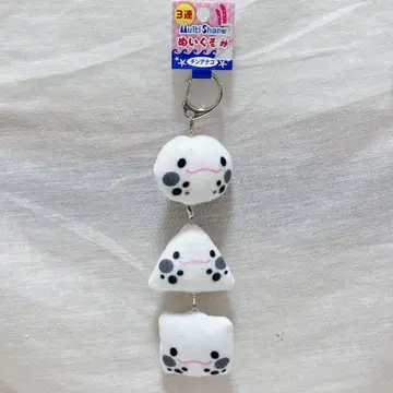 현지 헤이세이 레트로 쏨뱅이 수족관 3줄 스트랩 키링