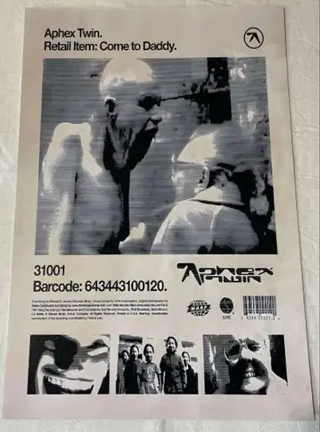 Aphex Twin Come to Daddy 포스터