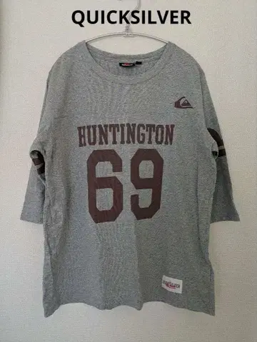 Quiksilver HUNTINGTON 69 7부 소매 티셔츠 L 사이즈