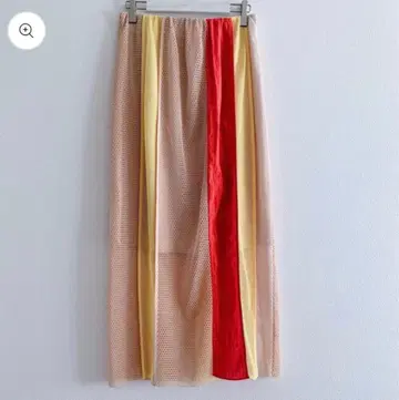 HCAE COLOR BLOCK MESH SKIRT
