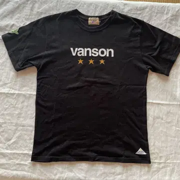 vanson 블랙 티셔츠 L 사이즈