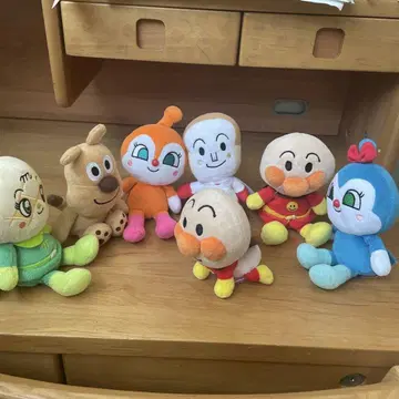호빵맨 봉제 인형 7종 세트