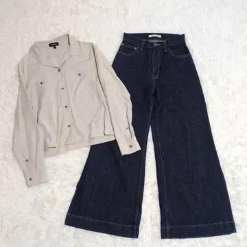 데님 코디 ETRE TOKYO 데님 팬츠 Theory 셔츠 S