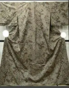 미사용 고급 명주 츠지가하나 명주 반단 포함 순수 실크 일품