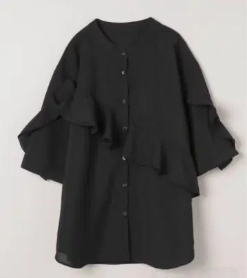 새상품급 지나시스 새시 프릴 셔츠 SS