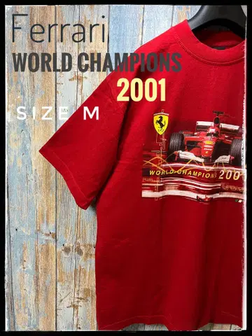 Ferrari WORLD CHAMPIONS 2001 T셔츠
