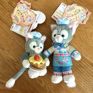 Disney 봉제 인형 키체인 2개 세트