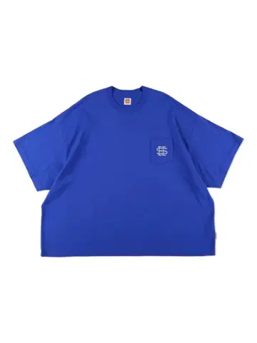 SEE SEE 슈퍼 빅 플랫 포켓 티셔츠 LaBlue