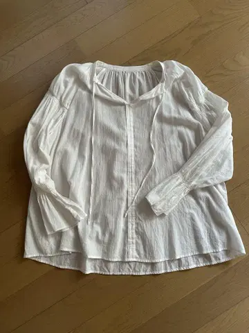 loungedress 스키퍼 코튼 블라우스