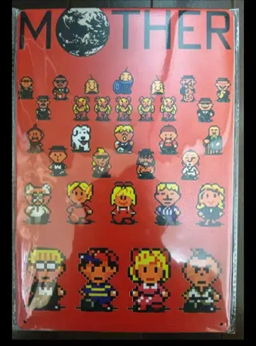MOTHER2 메탈 사인 간판