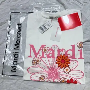 Mardi Mercredi 플라워 프린트 티셔츠