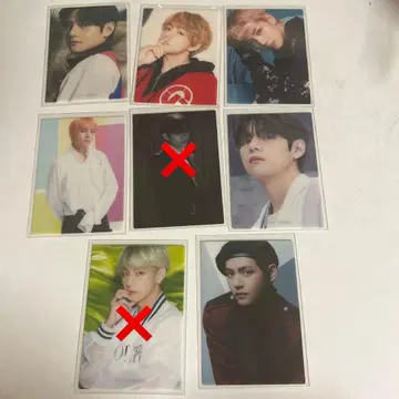 bts v 태현 태테 트레이딩 카드