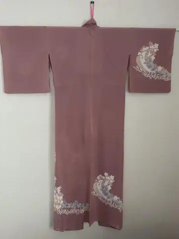 여름 아이템 명주 기모노 츠케사게 호몬기 새상품