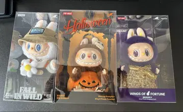 POP MART LABUBU 봉제 인형 3종 세트