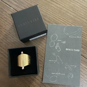 BRASS YARD 텍스처 반지 신상