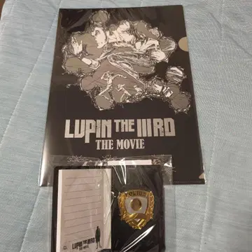 루팡 3세 극장판 극장 구매품 LUPIN THE lllRD 수첩 노트 등