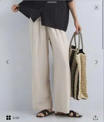 BREEZE LINEN 브리즈 린넨 와이드 팬츠 톨 사이즈
