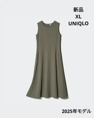새상품 UNIQLO 울트라 스트레치 원피스 올리브 XL