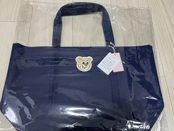 빅 사이즈 러브러리 바이 페이러 올드 테디 와펜 토트백 네이비