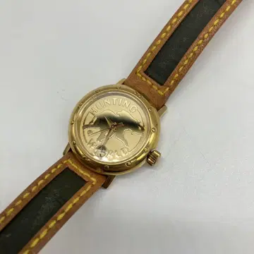 HUNTING WORLD 손목시계 쿼츠 골드 컬러 여성용