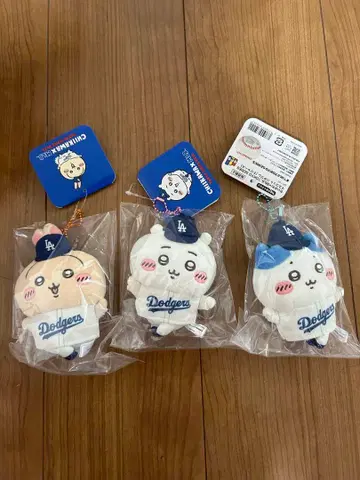 치이카와 MLB 마스코트 하치와레 토끼 치이카와 (다저스) 3개 세트