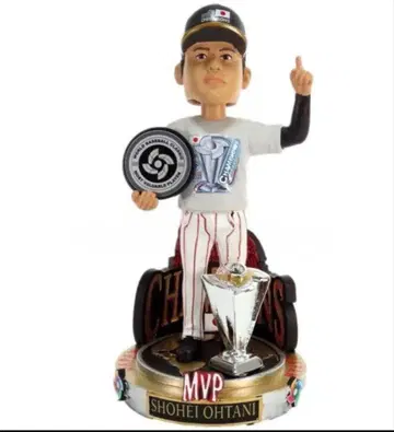 오타니 쇼헤이 [123개 한정] 보블헤드 WBC 우승 트로피 MVP 방패
