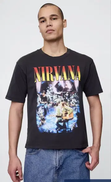 GAP 닐바나 그래픽 티셔츠 XL NIRVANA 새상품급