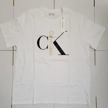 캘빈클라인 반팔 티셔츠 CK 화이트 XL 남성용 택 포함 새상품