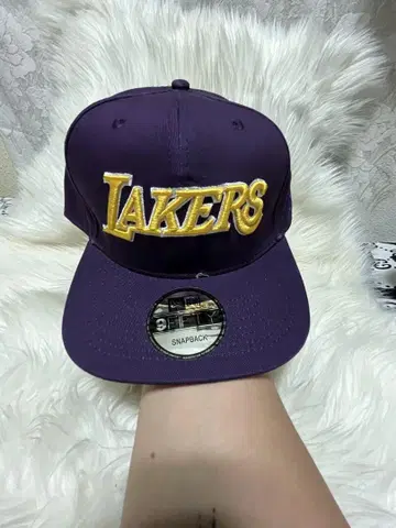 Lakers 9FIFTY 스냅백 캡 퍼플
