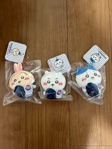치이카와 x MLB 마스코트 토끼 치이카와 하치와레 (컵스) 3세트