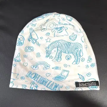 보헤미안즈 bohemians 와치 비니 캡 화이트