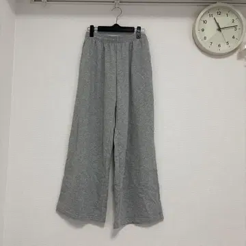 유니클로 와이드 스웨트 팬츠