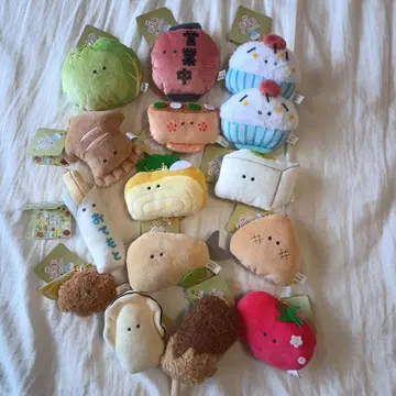 메루카리 택배 동글동글한 눈망울의 일식집 14종 인형뽑기 경품 일본 음식