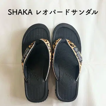 SHAKA 레오파드 샌들