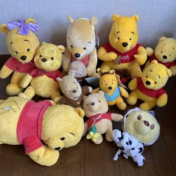 디즈니 곰돌이 푸 봉제 인형 묶음 판매