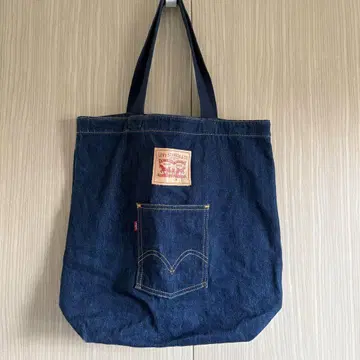 Levi's 데님 토트백 프론트 포켓 부착