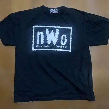 nwo 뉴 월드 오더 블랙 XL 티셔츠