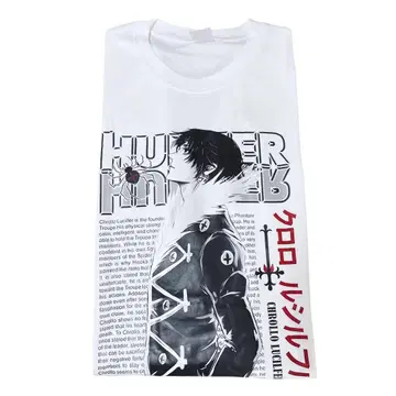 HUNTER x HUNTER 헌터헌터 환영여단 클로로 티셔츠 화이트