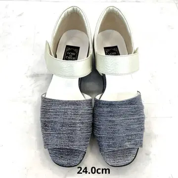 [LOIR et CHER] 샌들 24.0cm 3E 천연 가죽 일본제