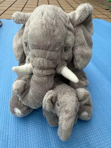 봉제 인형 이케아 코끼리 부모와 자식