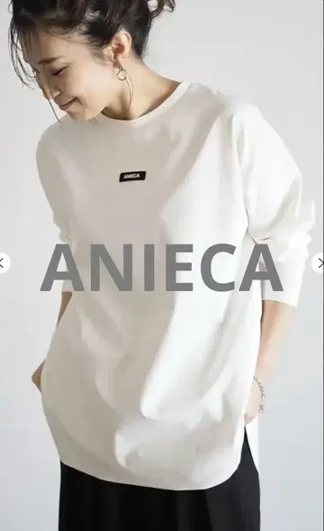 ANIECA 분또 풀오버 화이트