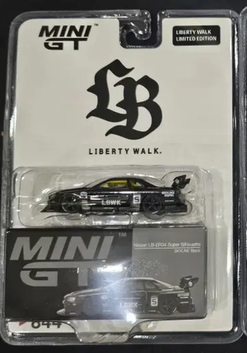 한정판 Mini GT ER34 LBWK 1개 세트