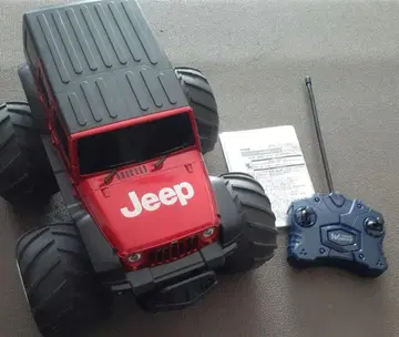 Jeep 수륙 양용 무선 조종 자동차 빨간색