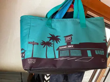 초레어 Trader Joe's 토트백 대용량 터콰이즈