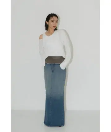 크누스 마르프 도킹 맥시 데님 스커트