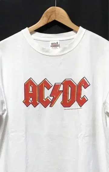 AC/DC 카피라이트 2003년 anvil 밴딩 티셔츠 00s